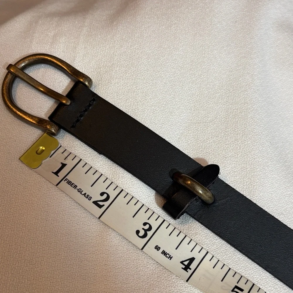 Classic Black Leather Belt